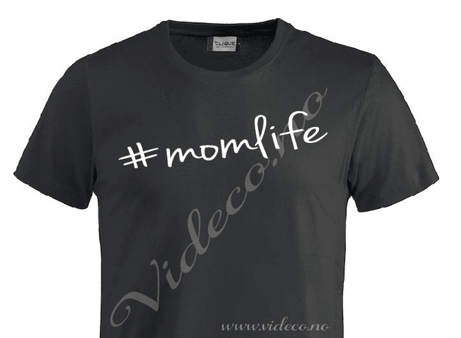 Hovedbilde tshirt - #momlife
