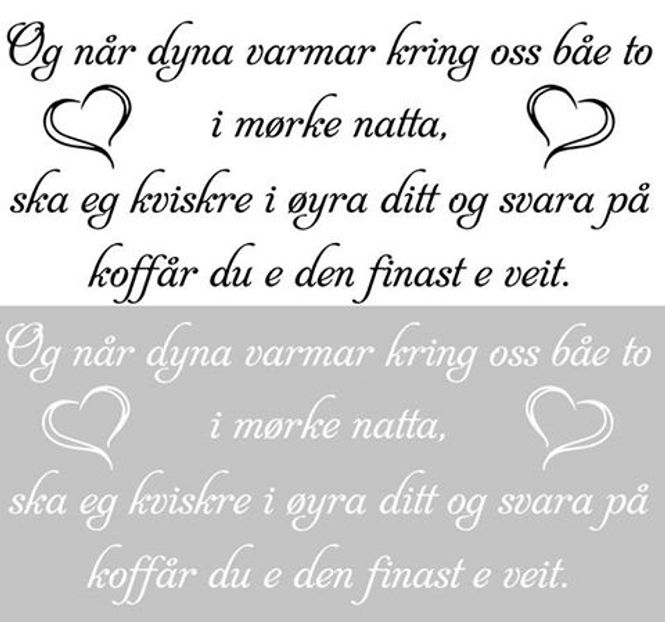 Hovedbilde Og når dyna varmar...