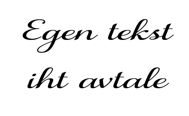 Tekst etter avtale