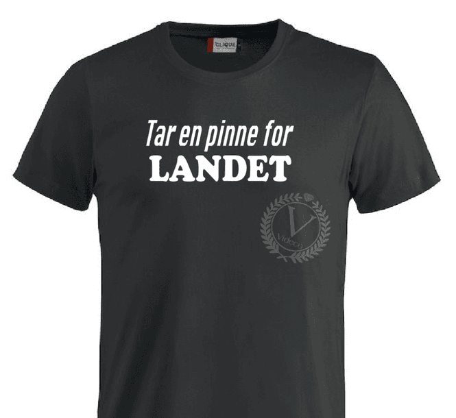 Hovedbilde T-shirt, Tar en pinne for LANDET