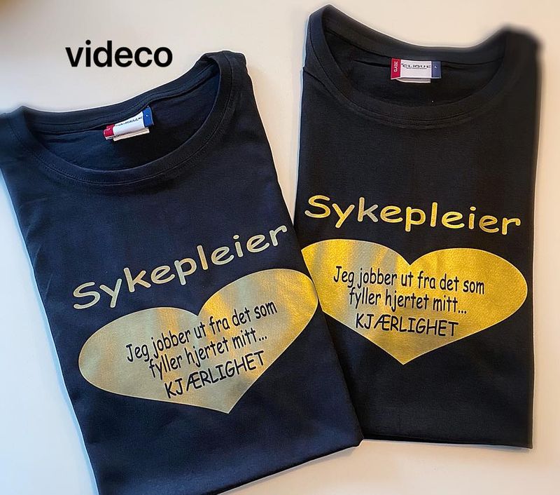 T-shirt, Sykepleier