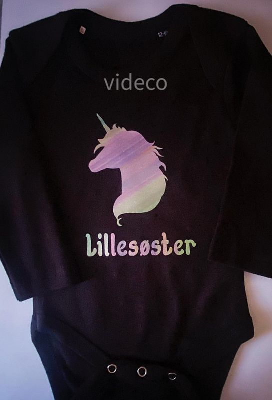 Sort body- Unikorn/ lillesøster
