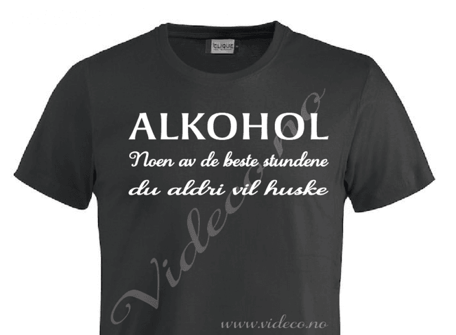 Hovedbilde t-shirt - Alkohol