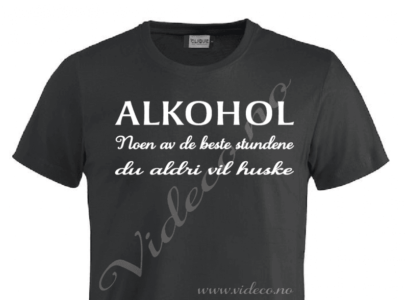 t-shirt - Alkohol