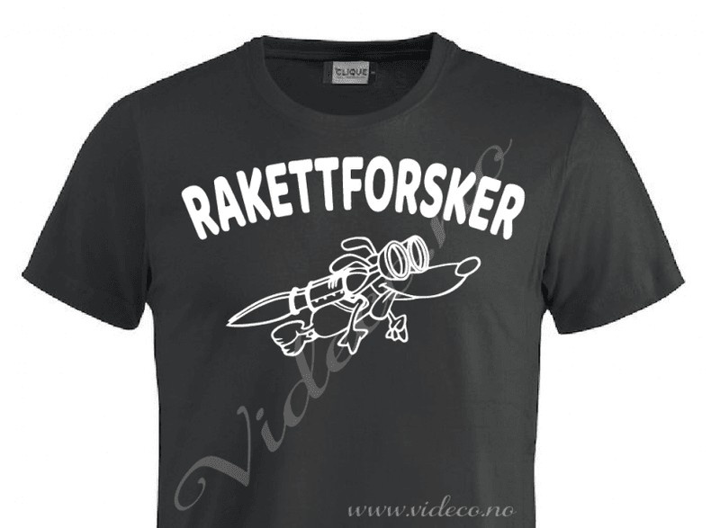 T-shirt - Rakettforsker