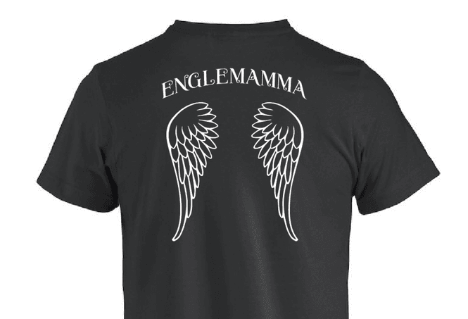Hovedbilde tshirt - englemamma/pappa