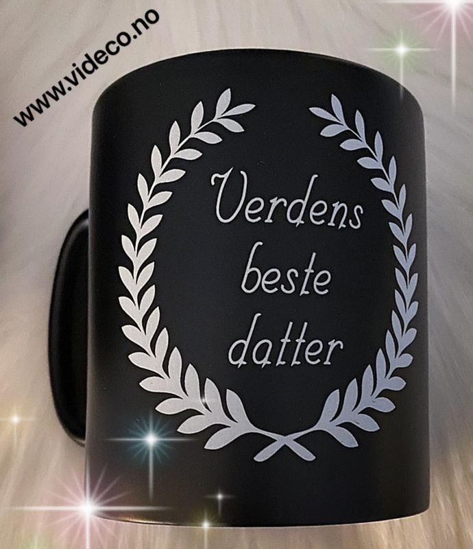 Kopp- Verdens beste ... (sort)