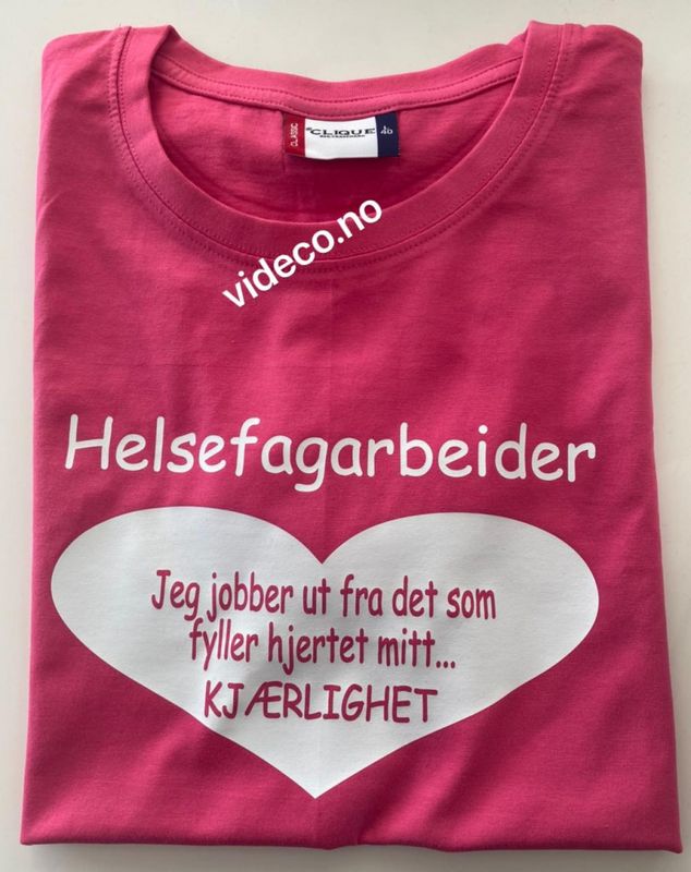 T-shirt, Helsefagarbeider