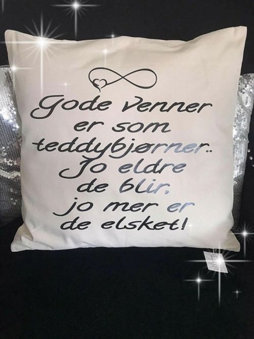 Hovedbilde Putetrekk, Teddybjørn