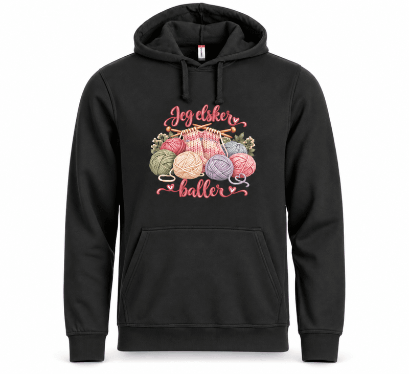 T-shirt/hoodie - Jeg elsker baller 
