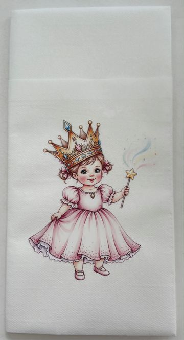 Hovedbilde Bestikk serviett - Prinsesse