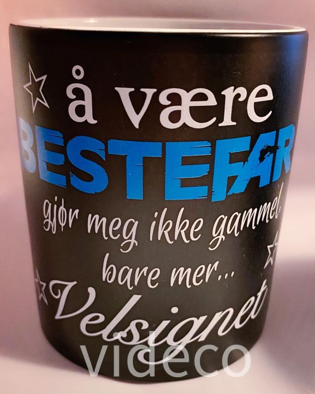 Kopp -  Å være BESTEFAR gjør meg ikke gammel,  bare mer..... Vel