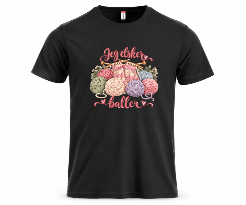 T-shirt/hoodie - Jeg elsker baller 