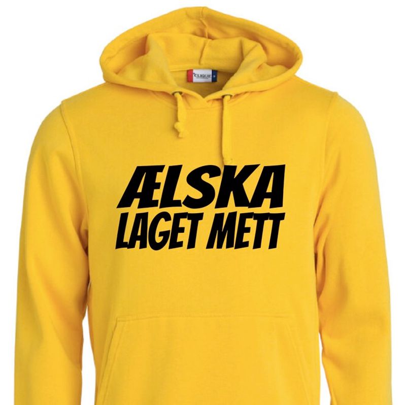 T-shirt , collage ,  hoodie -  Ælska laget mett