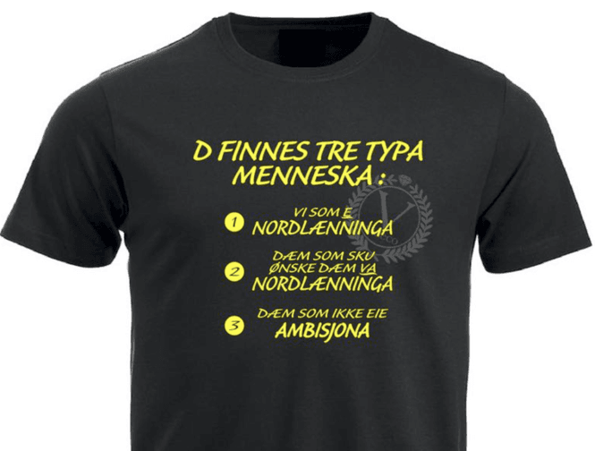 Hovedbilde T-shirt , Nordlænning