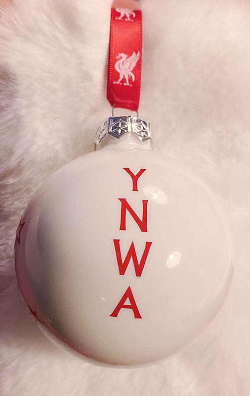 Julekule bird/YNWA m/stjernepynt
