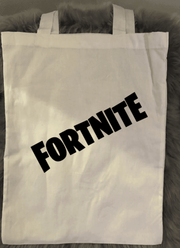 TøyBag m/skrift og motiv