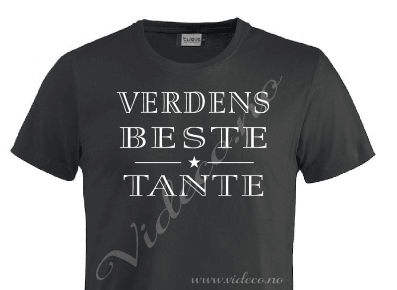 T-shirt - Verdens beste 
