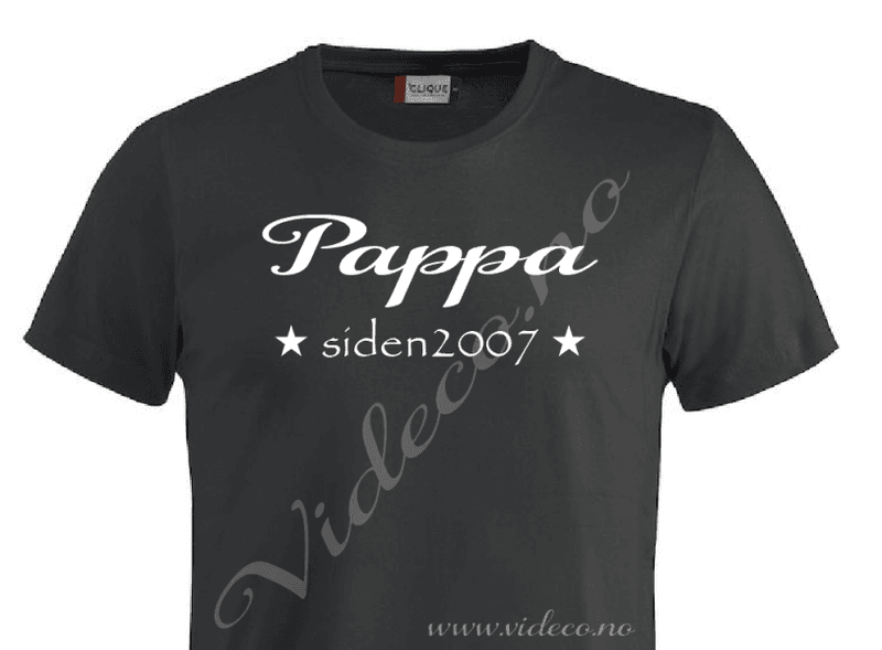 T-shirt - Mamma/Pappa siden