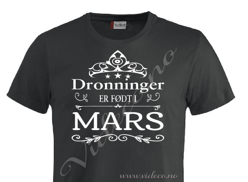 T-shirt - Dronning