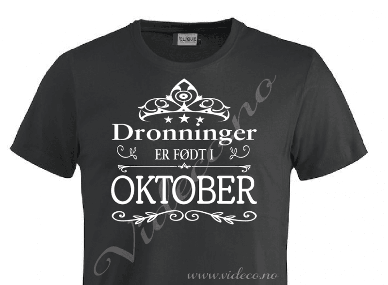 T-shirt - Dronning