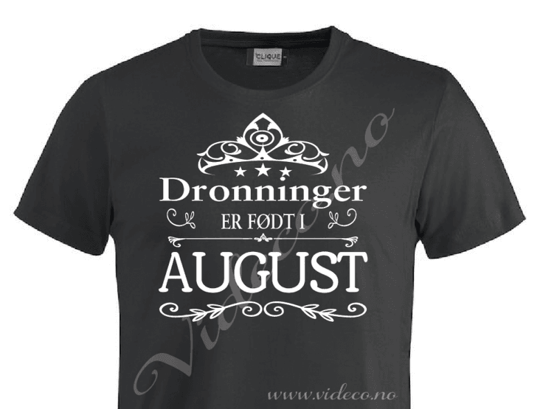 T-shirt - Dronning