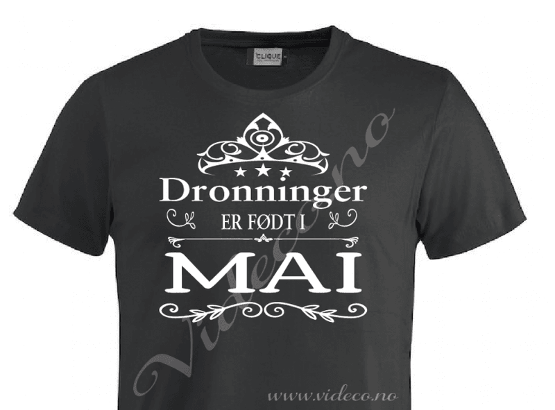T-shirt - Dronning