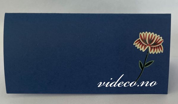 Bordkort - enkel bunadsblomst